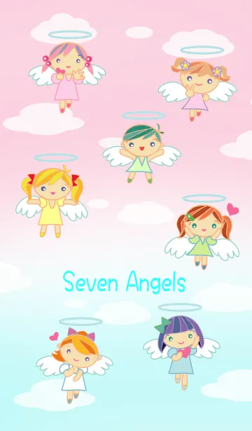 [LINE着せ替え] 7人の天使の画像1