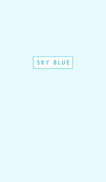 [LINE着せ替え] Sky Blueの画像1