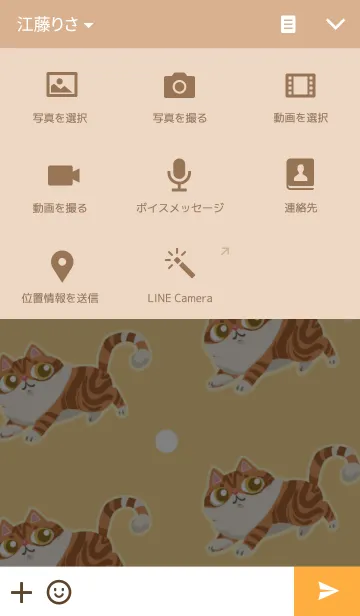 [LINE着せ替え] Budwei Cat Miss youの画像4