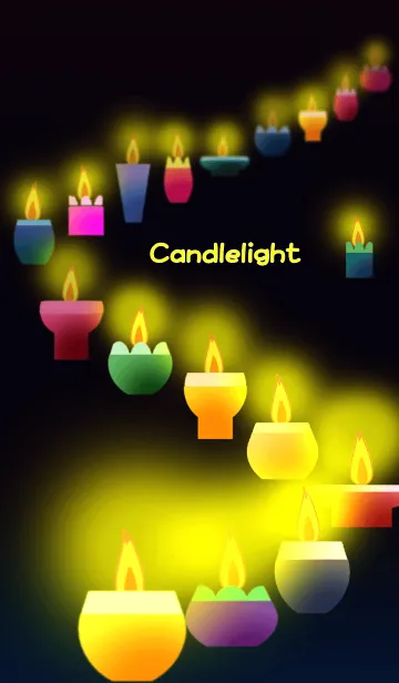 [LINE着せ替え] キャンドルライトの画像1