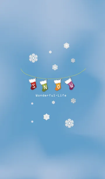 [LINE着せ替え] SIMPLE SNOW.の画像1