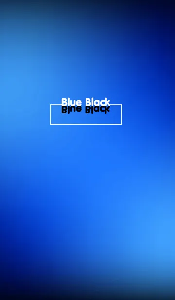 [LINE着せ替え] Blue Black v.2の画像1