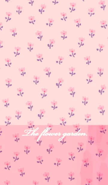 ピンクのお花の着せかえの着せ替えメイン画像