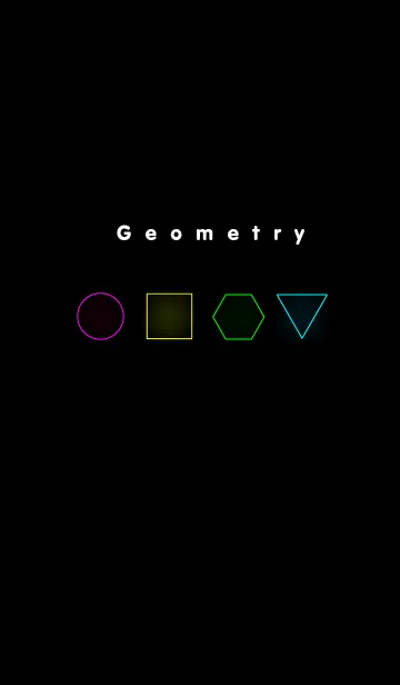 [LINE着せ替え] Geometry Lightの画像1