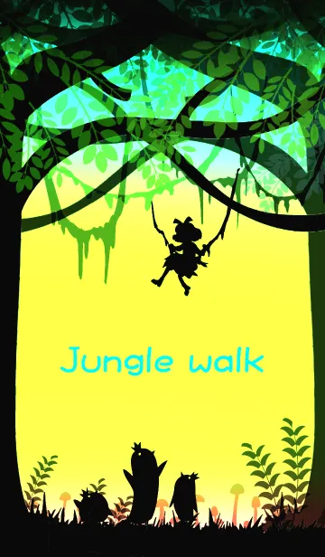 [LINE着せ替え] ジャングル散歩2の画像1