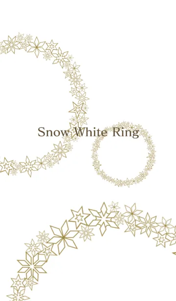 [LINE着せ替え] Snow White Ringの画像1