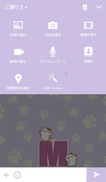 [LINE着せ替え] にゃんこでM(修正版)の画像4
