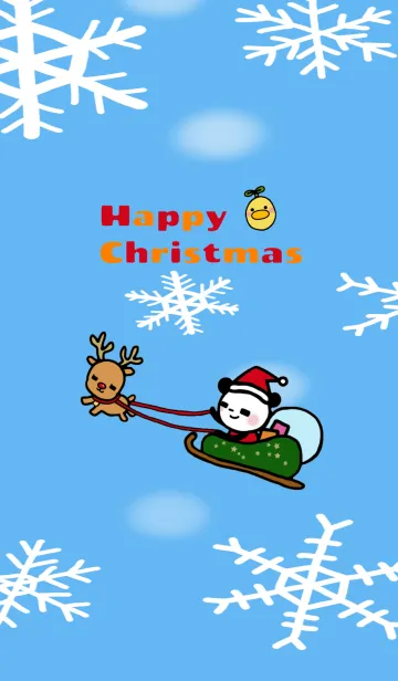 [LINE着せ替え] パンタのクリスマスバージョンの画像1