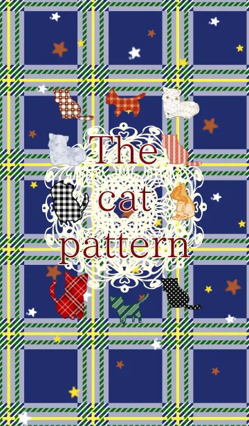 [LINE着せ替え] The cat patternの画像1