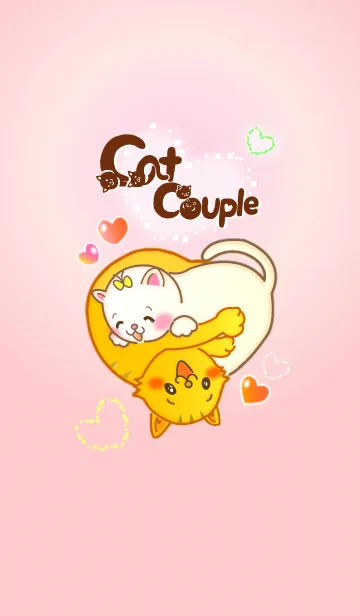 [LINE着せ替え] Cat couple ～ねこにゃん夫婦～の画像1