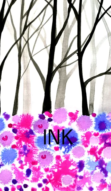 [LINE着せ替え] INK_01の画像1