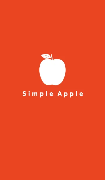 [LINE着せ替え] Simple Apple themeの画像1