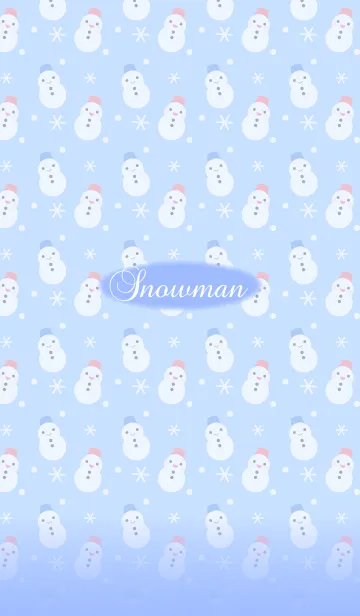 [LINE着せ替え] snowman#01の画像1