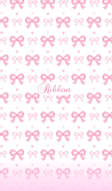 [LINE着せ替え] Ribbon-pinkの画像1