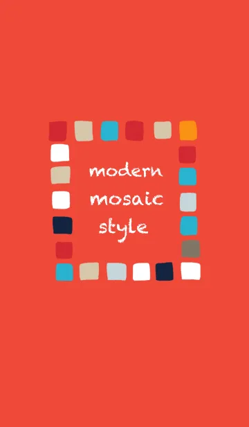 [LINE着せ替え] modern-mosaic-styleの画像1