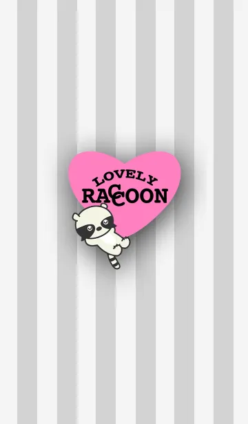 [LINE着せ替え] ラブリーラクーンの画像1