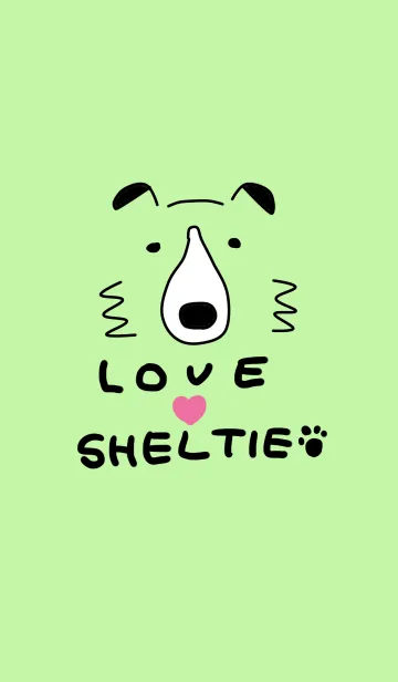 [LINE着せ替え] シェルティーのいる生活の画像1