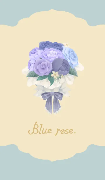 [LINE着せ替え] Blue rose.の画像1