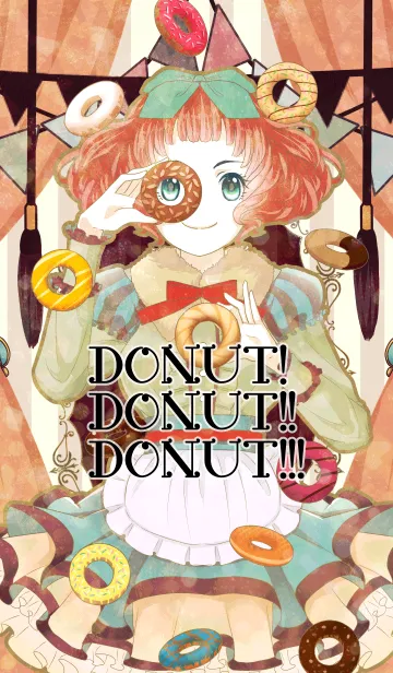 [LINE着せ替え] ドーナッツの画像1