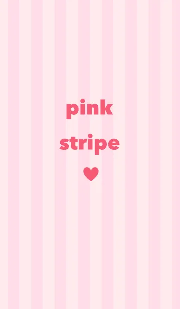 [LINE着せ替え] pink stripe themeの画像1