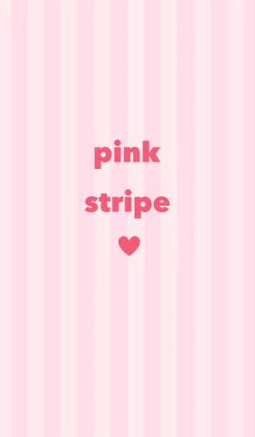 pink stripe themeのLINE着せ替え