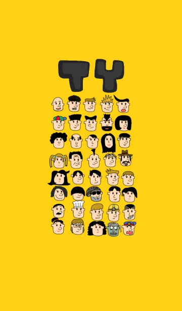 [LINE着せ替え] i-o-wei-o so many heads on itの画像1