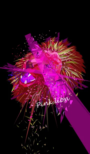 [LINE着せ替え] Pink lionの画像1