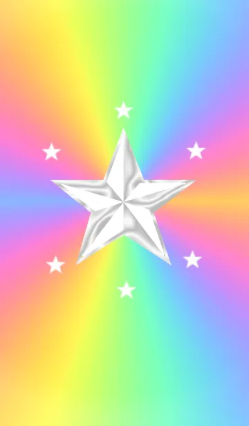 [LINE着せ替え] Seven Star X Rainbowの画像1