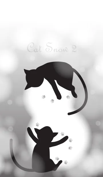 [LINE着せ替え] Cat Snow 2の画像1