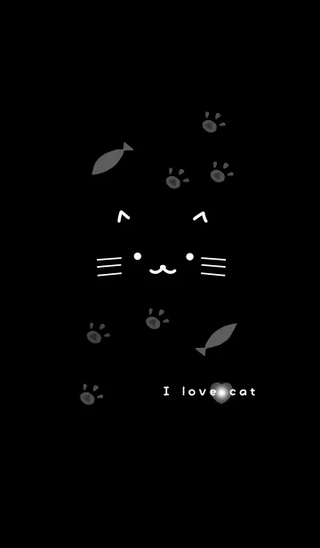 [LINE着せ替え] I love Cat.の画像1