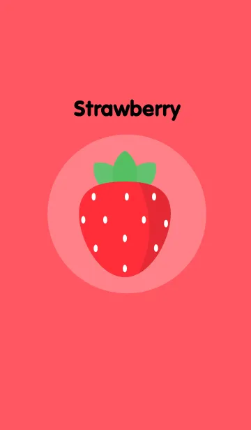 [LINE着せ替え] red Strawberry themeの画像1