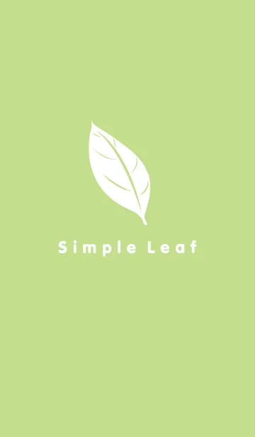 [LINE着せ替え] simple leaf themeの画像1