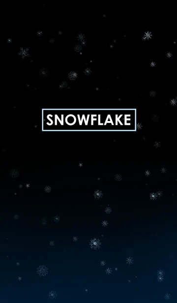 [LINE着せ替え] Snowflakeの画像1