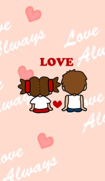 [LINE着せ替え] LOVE Always.ずっと大好き YOKORENAの画像1