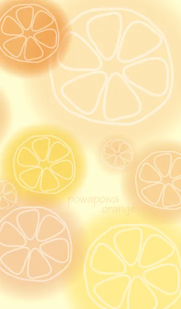 [LINE着せ替え] powapowa orangeの画像1