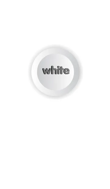 [LINE着せ替え] White Button theme v.2の画像1