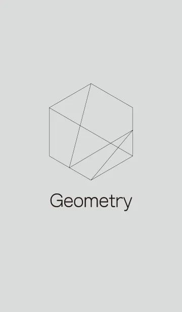 幾何学 - ライトグレーの着せ替えメイン画像
