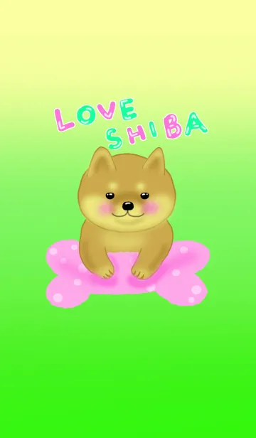 [LINE着せ替え] LOVE SHIBAの画像1