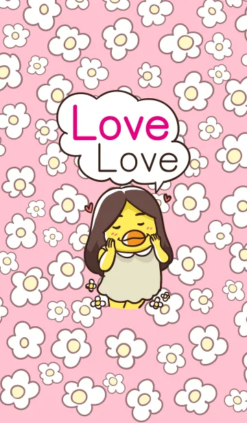 [LINE着せ替え] love love with Kateawの画像1