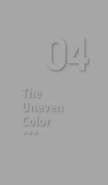 [LINE着せ替え] TheUnevenColor04の画像1