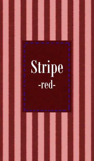[LINE着せ替え] Stripe -red-の画像1