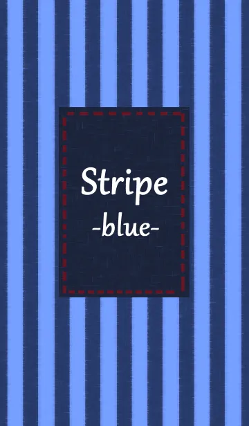 [LINE着せ替え] Stripe -blue-の画像1