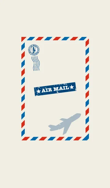 [LINE着せ替え] Air mail(Simple)の画像1