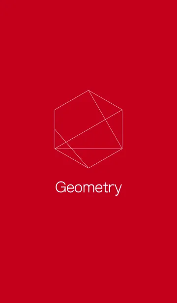幾何学 - レッドの着せ替えメイン画像