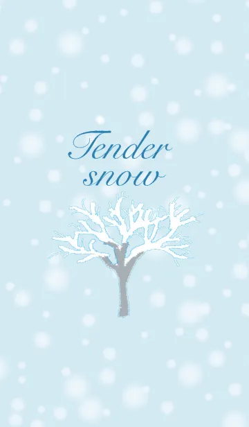 [LINE着せ替え] tender snowの画像1