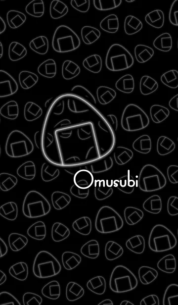 [LINE着せ替え] Omusubi -Neon style-の画像1