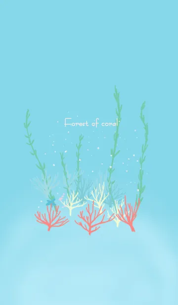 [LINE着せ替え] Forest of coralの画像1
