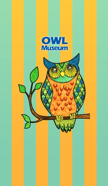 [LINE着せ替え] OWL Museum 19 - Thinking Owlの画像1