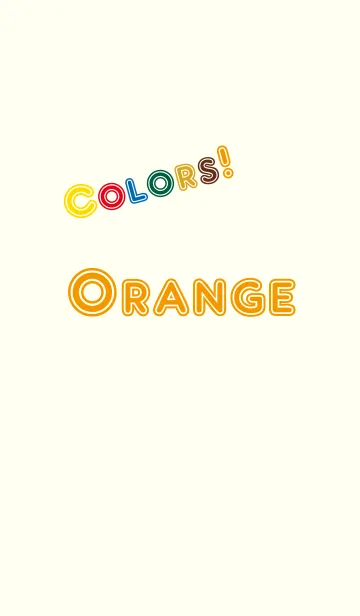 [LINE着せ替え] Colors！ Orangeの画像1