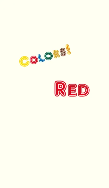[LINE着せ替え] Colors！ Redの画像1